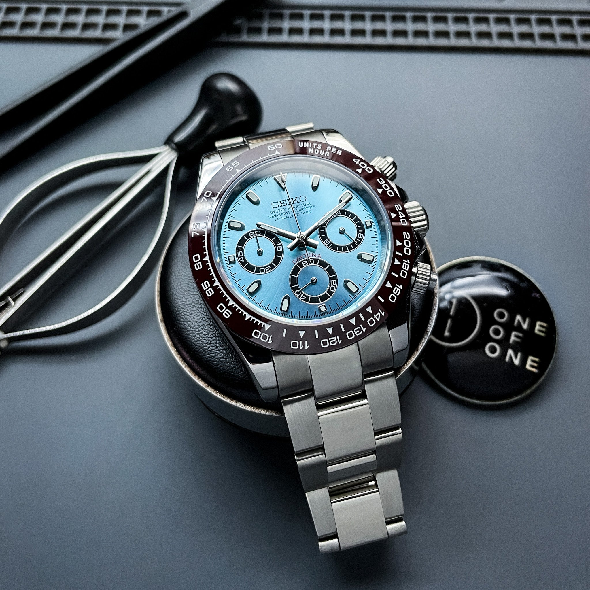 Rolex daytona hot sale sky blue